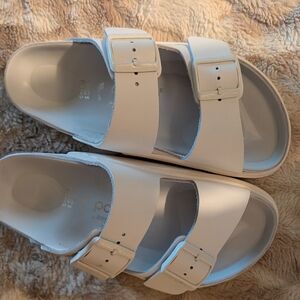 Papillio Birkenstock White Sandals